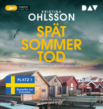 Spätsommertod. Ein Schwedenkrimi mit August Strindberg, 2 Audio-CD, 2 MP3