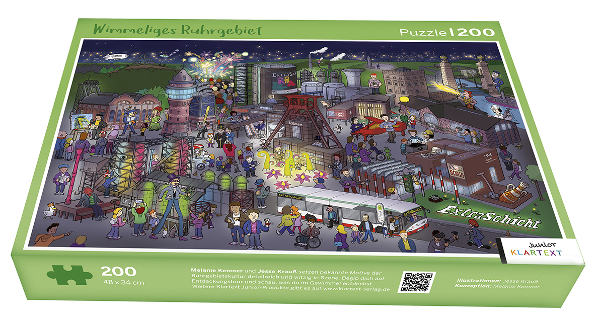 Puzzle Wimmeliges Ruhrgebiet main product photo