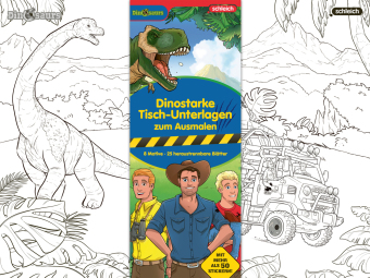 Schleich | Dinosaurs - Dinostarke Tisch-Unterlagen zum Ausmalen