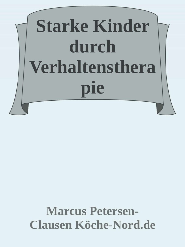 Starke Kinder durch Verhaltenstherapie main product photo