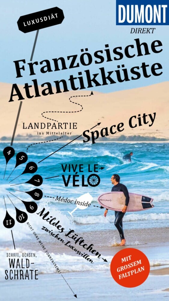 DUMONT direkt Reiseführer E-Book Französische Atlantikküste main product photo