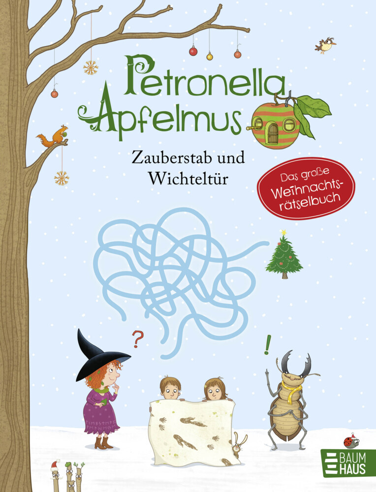 Petronella Apfelmus - Zauberstab und Wichteltür. Das große Weihnachtsrätselbuch main product photo