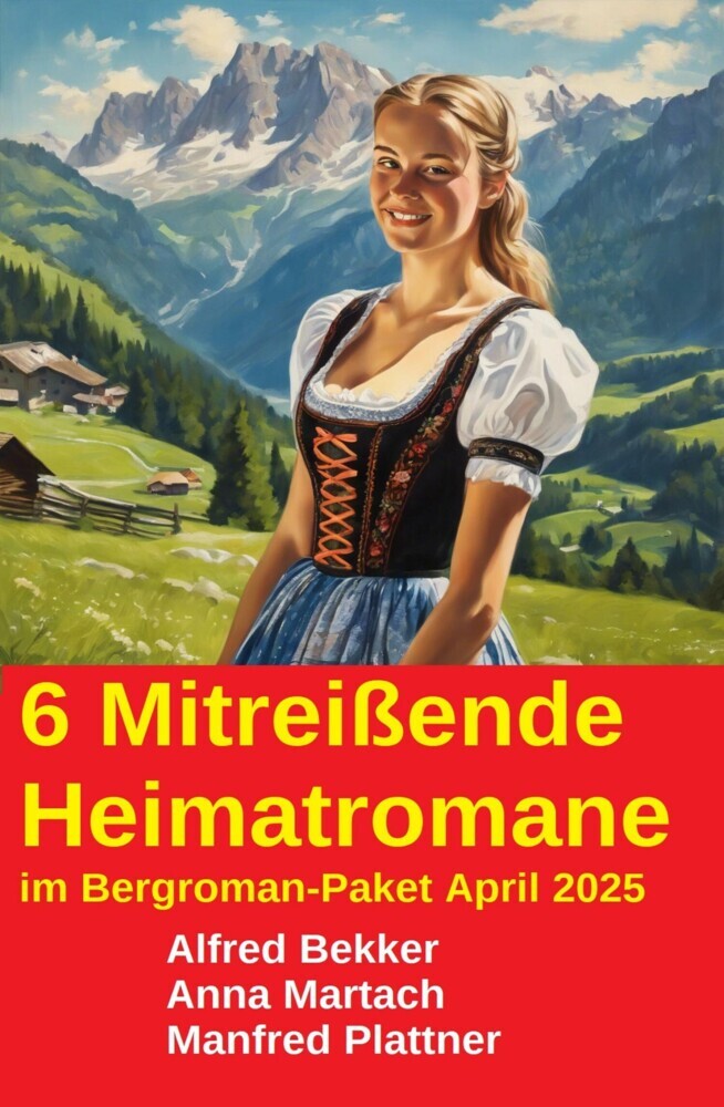 6 Mitreißende Heimatromane im Bergroman-Paket April 2025 main product photo