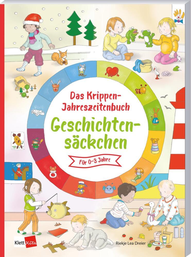 Das Krippen-Jahreszeitenbuch: Geschichtensäckchen main product photo