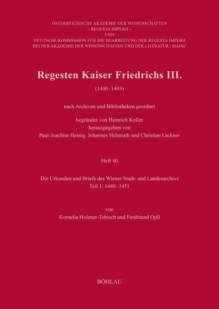 Regesten Kaiser Friedrichs III. (1440-1493) main product photo