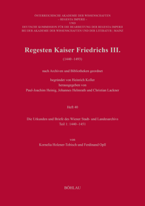Regesten Kaiser Friedrichs III. (1440-1493)