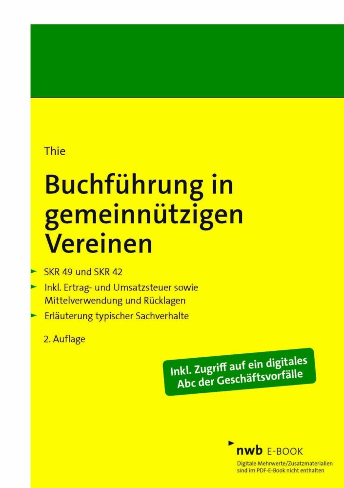 Buchführung in gemeinnützigen Vereinen main product photo