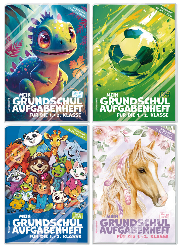 Mein Grundschul-Aufgabenheft 1. und 2. Klasse A5 sort.(4) main product photo