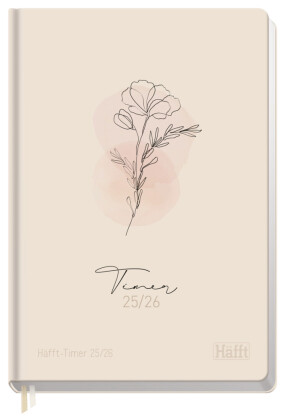 Häfft-Timer 25/26 A5 - Jugendkalender [Dainty Flower] EM