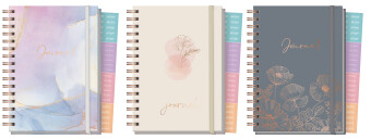 Journal Fancy dotted A5 sortiert