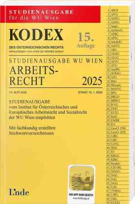 KODEX Studienausgabe Arbeitsrecht WU 2025