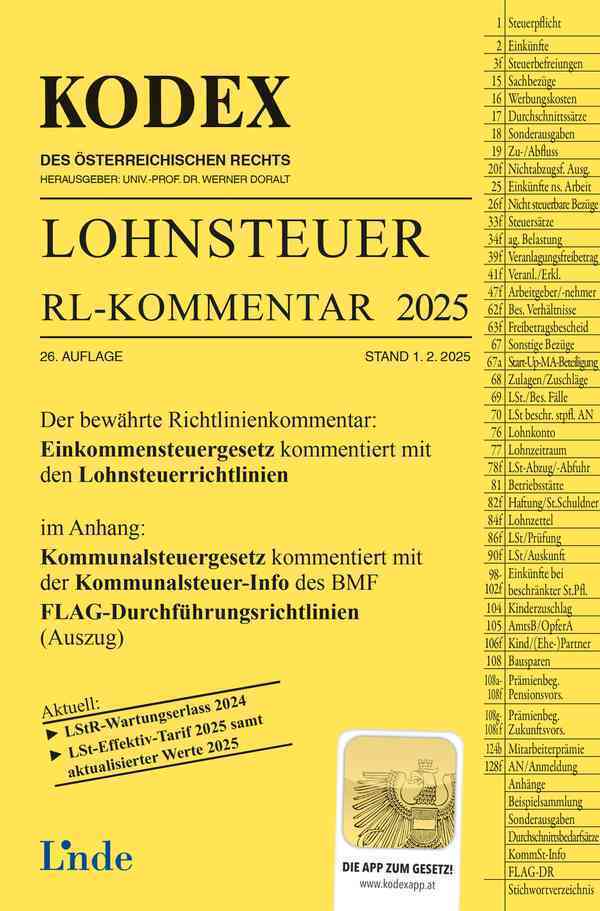KODEX Lohnsteuer Richtlinien-Kommentar 2025 main product photo