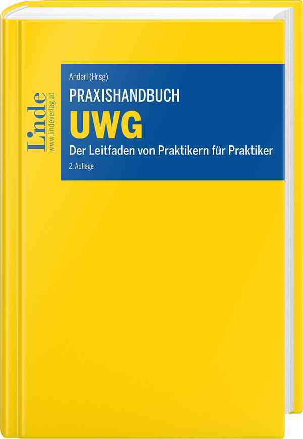Praxishandbuch UWG main product photo
