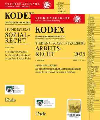 KODEX-Paket Studienausgabe Arbeits- und Sozialrecht Salzburg 2025