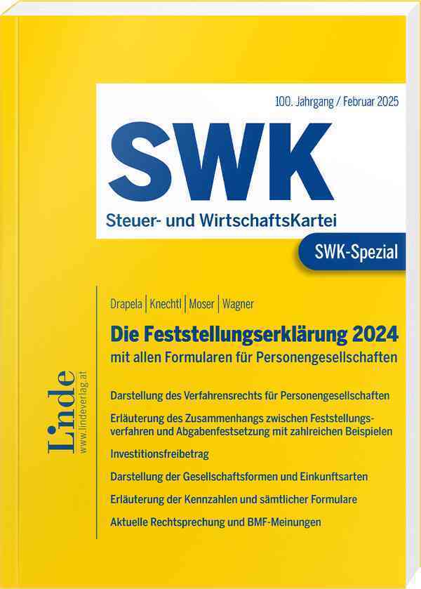 SWK-Spezial Die Feststellungserklärung 2024 main product photo