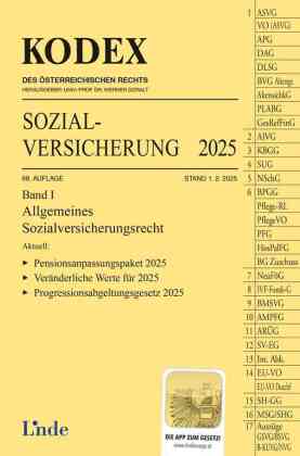 KODEX Sozialversicherung 2025, Band I
