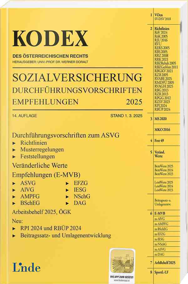 KODEX Sozialversicherung 2025, Band III main product photo