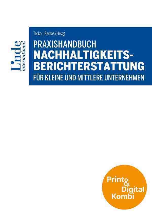 Praxishandbuch Nachhaltigkeitsberichterstattung für kleine und mittlere Unternehmen (Kombi Print&digital) main product photo
