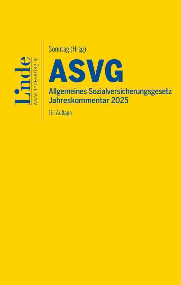 ASVG | Allgemeines Sozialversicherungsgesetz 2025 main product photo