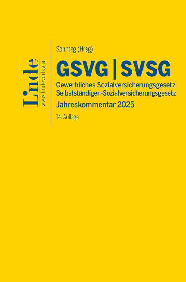 GSVG & SVSG | Gewerbliches Sozialversicherungsgesetz & Selbständigen-Sozialversicherungsgesetz main product photo