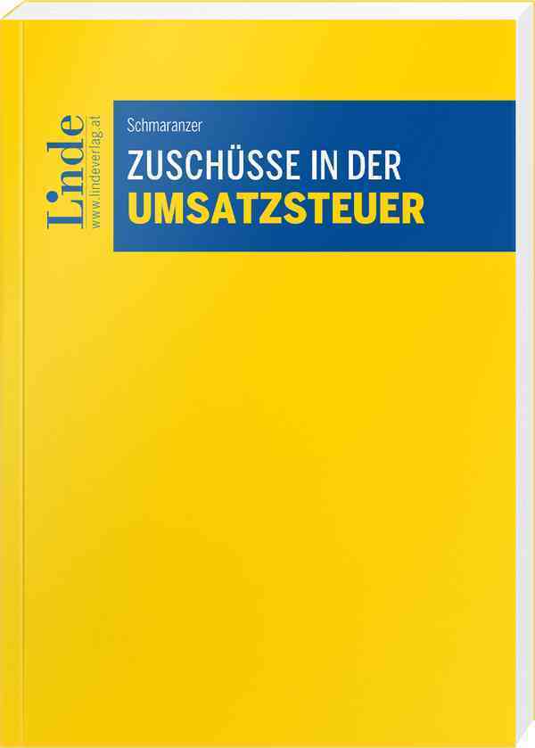 Zuschüsse in der Umsatzsteuer main product photo