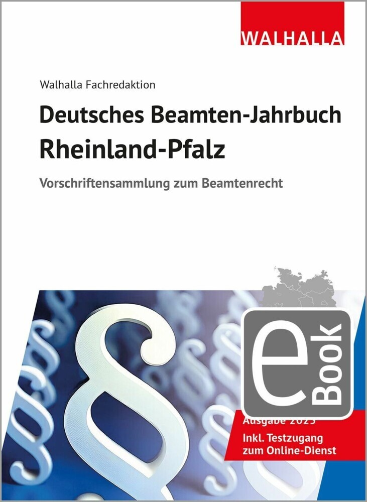 Deutsches Beamten-Jahrbuch Rheinland-Pfalz 2025 main product photo