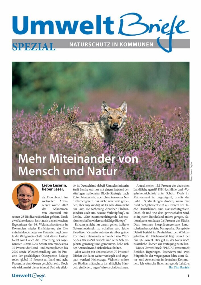 Umweltbriefe SPEZIAL - Naturschutz in Kommunen main product photo