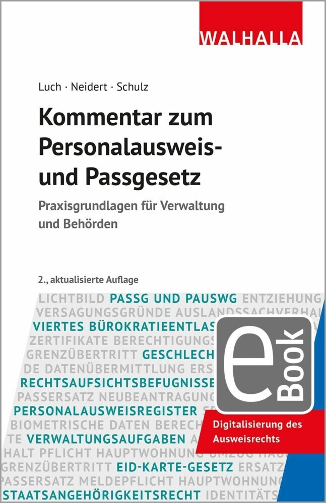 Kommentar zum Personalausweis- und Passgesetz main product photo