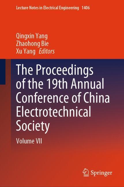 The Proceedings of the 19th Annual Conference of China Electrotechnical Society main product photo