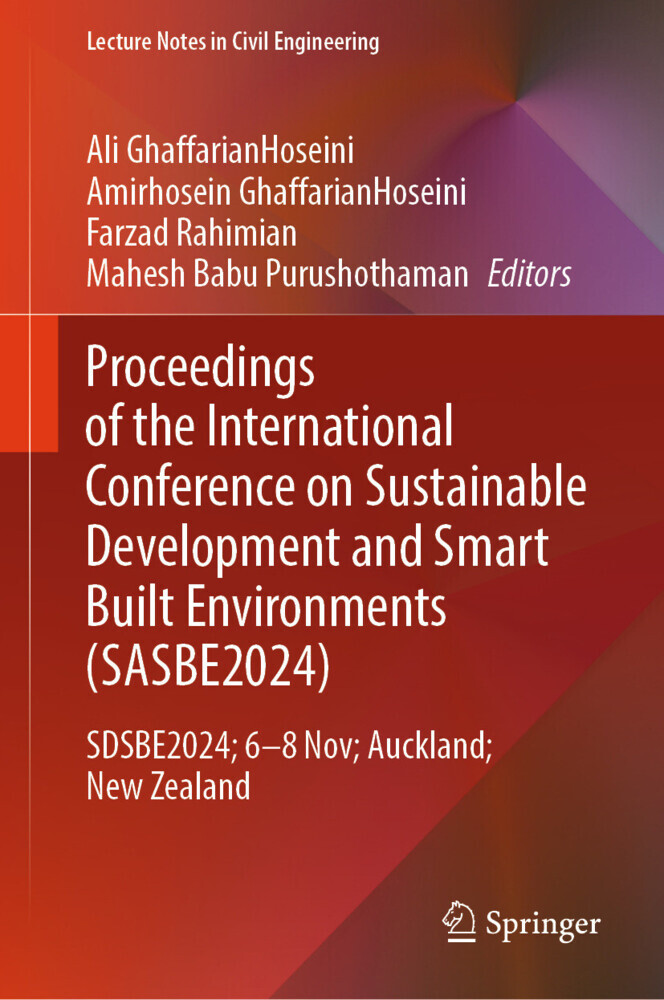 Proceedings of the International Conference on Smart and Sustainable Built Environment (SASBE 2024) main product photo