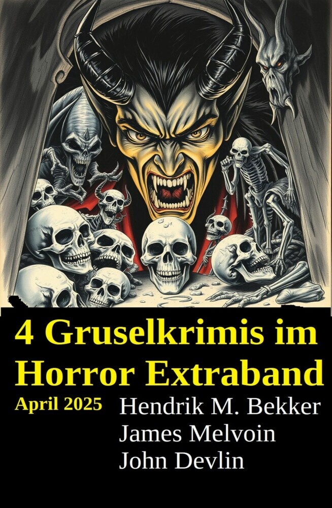 4 Gruselkrimis im Horror Extraband April 2025 main product photo
