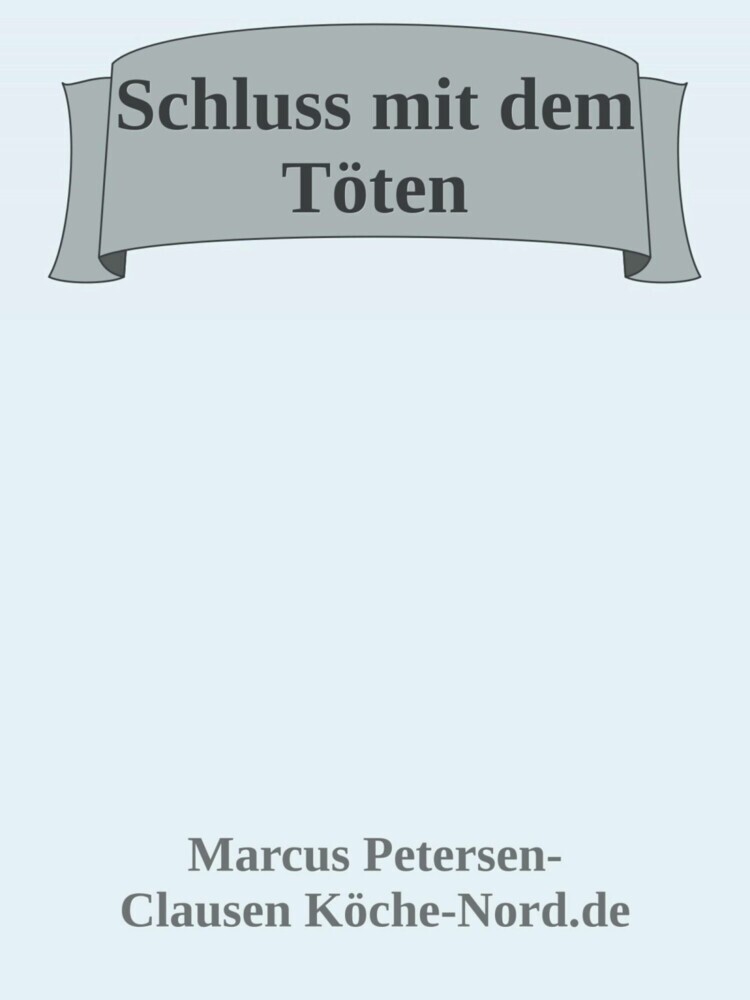 Schluss mit dem Töten main product photo