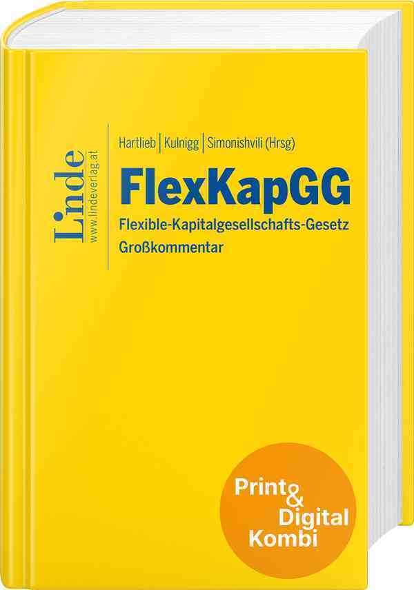 FlexKapGG | Flexible-Kapitalgesellschafts-Gesetz (Kombi Print&digital) main product photo