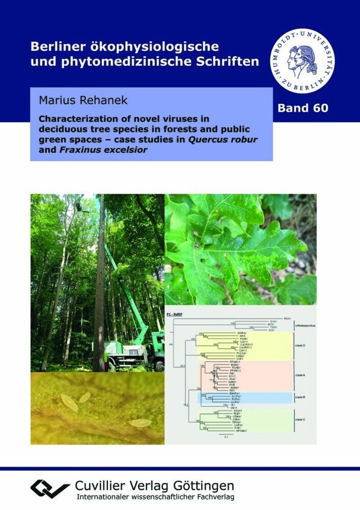 Characterization of novel viruses in deciduous tree species in forests and public green spaces - case studies in Quercus robur and Fraxinus excelsior main product photo