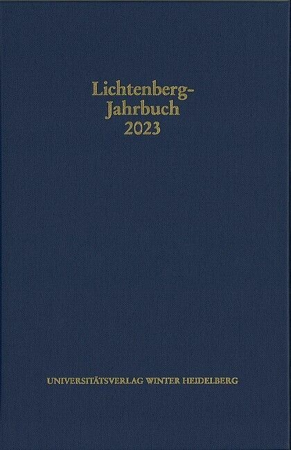 Lichtenberg-Jahrbuch 2023 main product photo