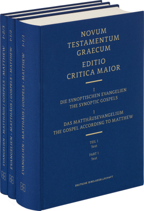 ECM I.1 Matthäusevangelium. Gesamtband, m.  Buch, m.  Buch, m.  Buch