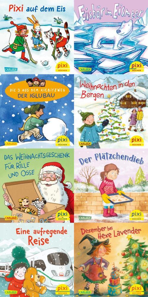 Pixi-Weihnachts-8er-Set 40: Pixi unterm Weihnachtsbaum (8x1 Exemplar), m. 8 Buch main product photo