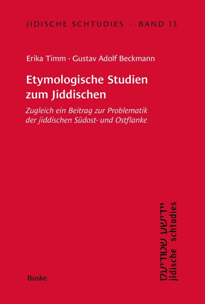 Etymologische Studien zum Jiddischen main product photo