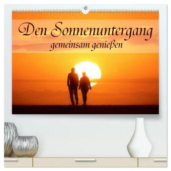 Den Sonnenuntergang gemeinsam genießen (hochwertiger Premium ...