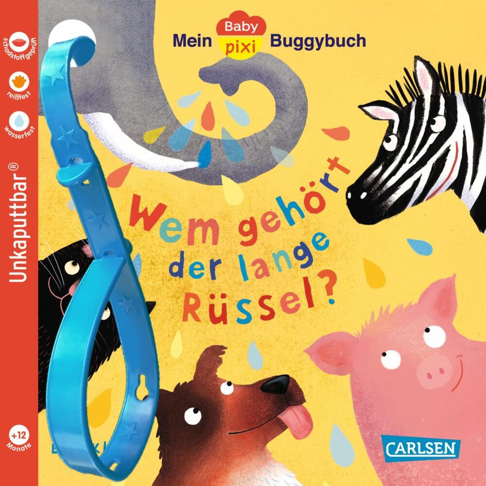 Baby Pixi (unkaputtbar) 171: Mein Baby-Pixi-Buggybuch: Wem gehört der lange Rüssel? main product photo