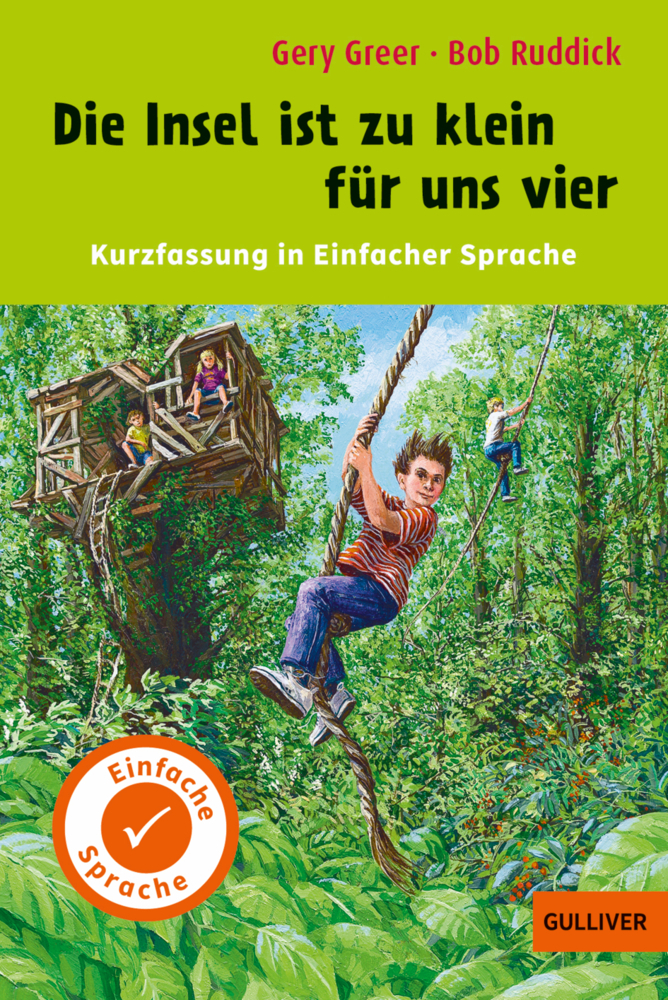 Kurzfassung in Einfacher Sprache. Die Insel ist zu klein für uns vier main product photo