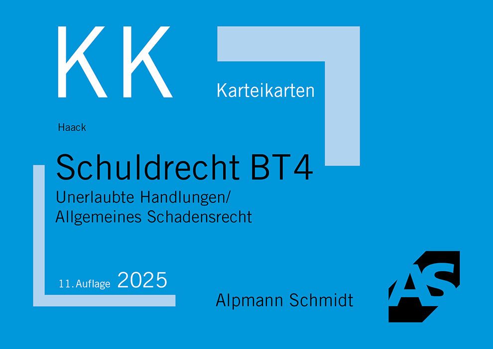 Karteikarten Schuldrecht BT 4 main product photo