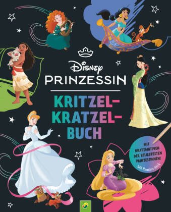 Disney Prinzessinnen Kritzel-Kratzel-Buch
