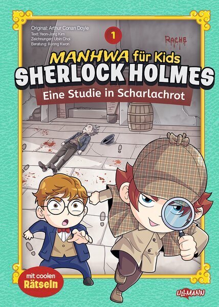 Manhwa für Kids: Sherlock Holmes (Band 1) - Eine Studie in Scharlachrot main product photo