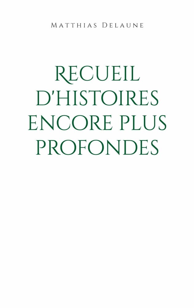Recueil d'histoires encore plus profondes main product photo