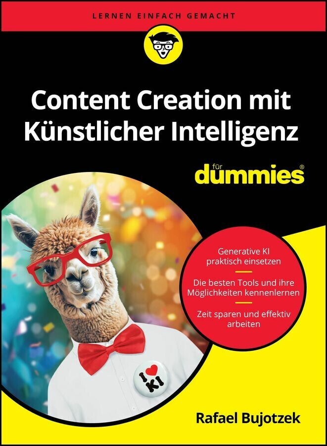 Content Creation mit Künstlicher Intelligenz für Dummies main product photo