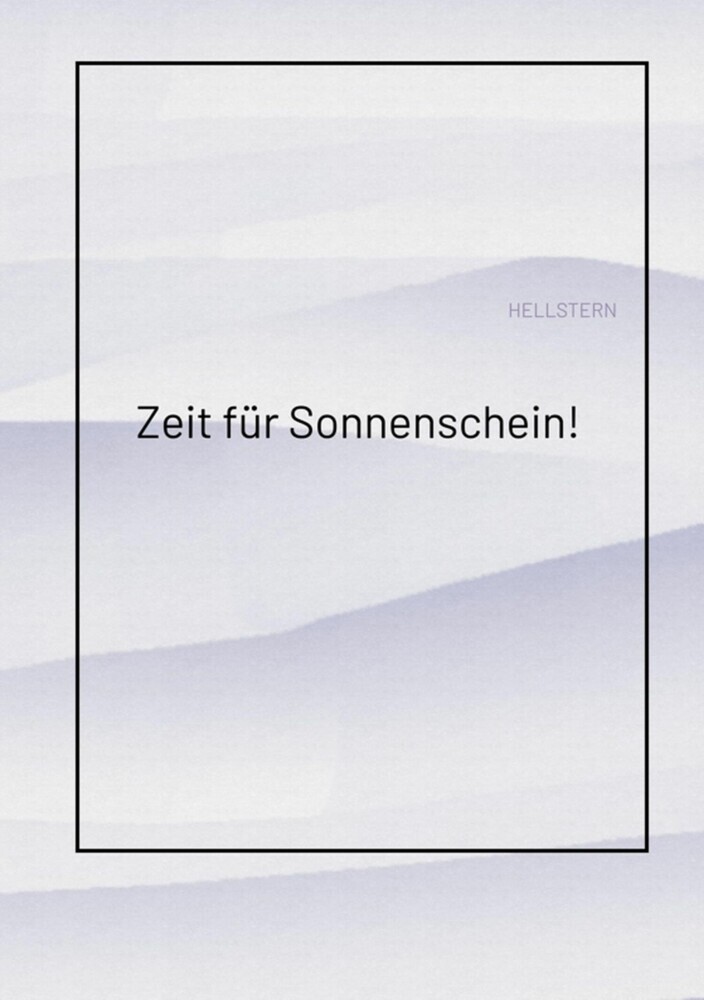 Zeit für Sonnenschein! main product photo