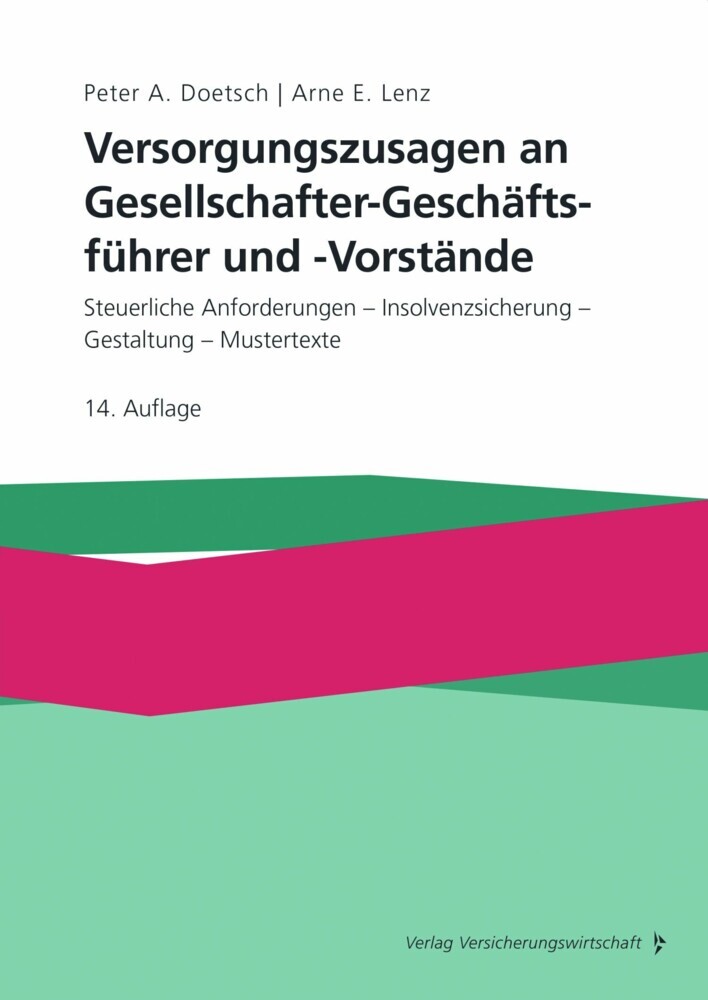 Versorgungszusagen an Gesellschafter-Geschäftsführer und -Vorstände main product photo