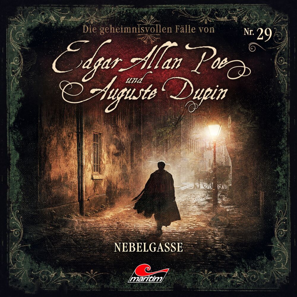 Die geheimnisvollen Fälle von Edgar Allan Poe und Auguste Dupin - Nebelgasse, 1 Audio-CD main product photo