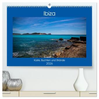 Ibiza Küste, Buchten und Strände (hochwertiger Premium Wandk...